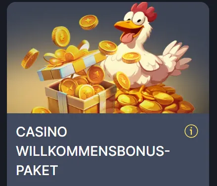 Koko.bet-casinow welkomstbonus met een kip, gouden munten en een geschenkdoos 1
