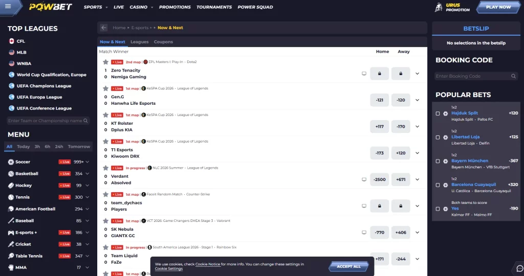 powbet esports