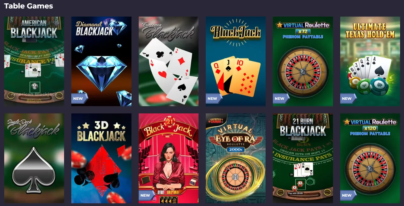 powbet table games 8