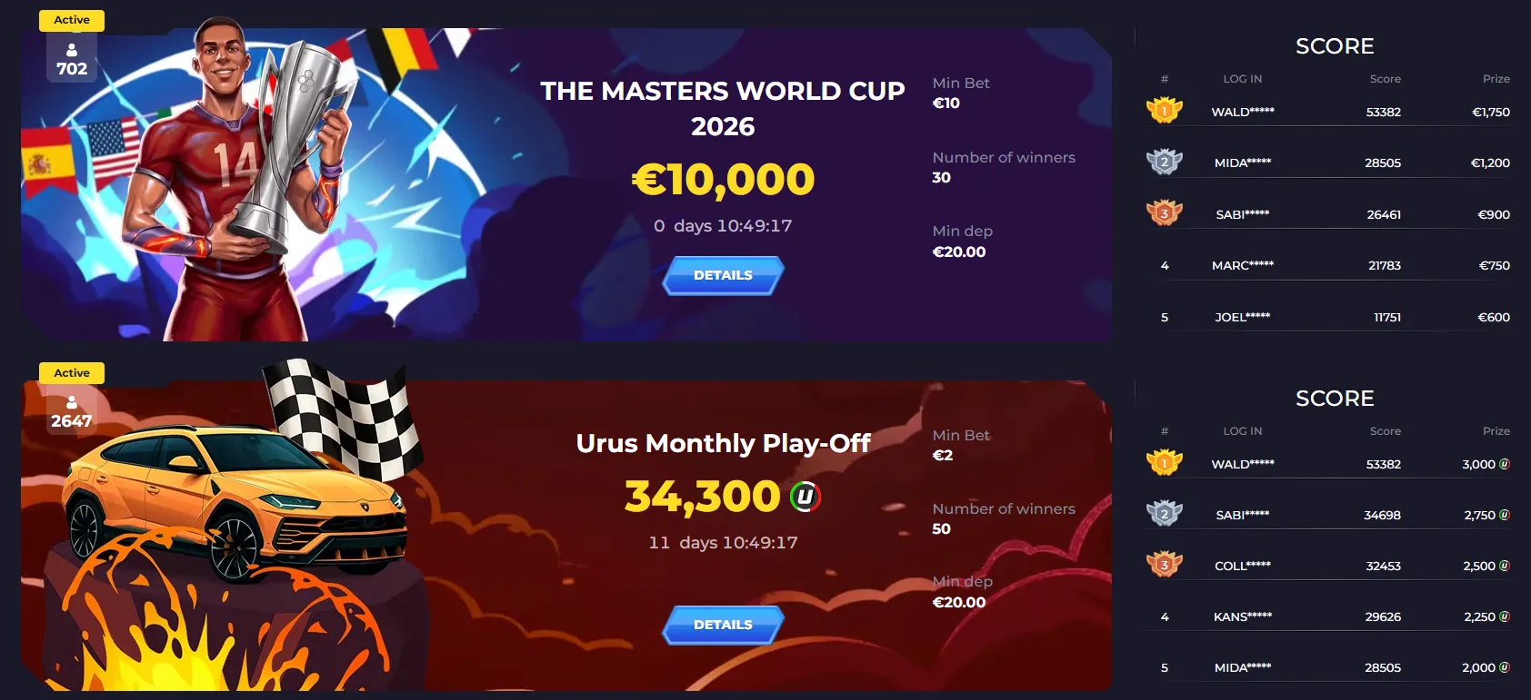 powbet tournaments 9