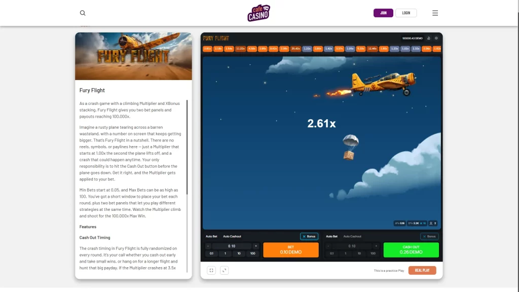 Fury flight in game image