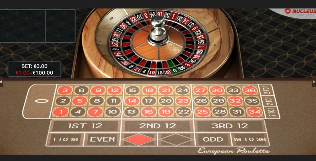 european roulette gameplay