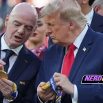 FIFA president Infantino and President Trump