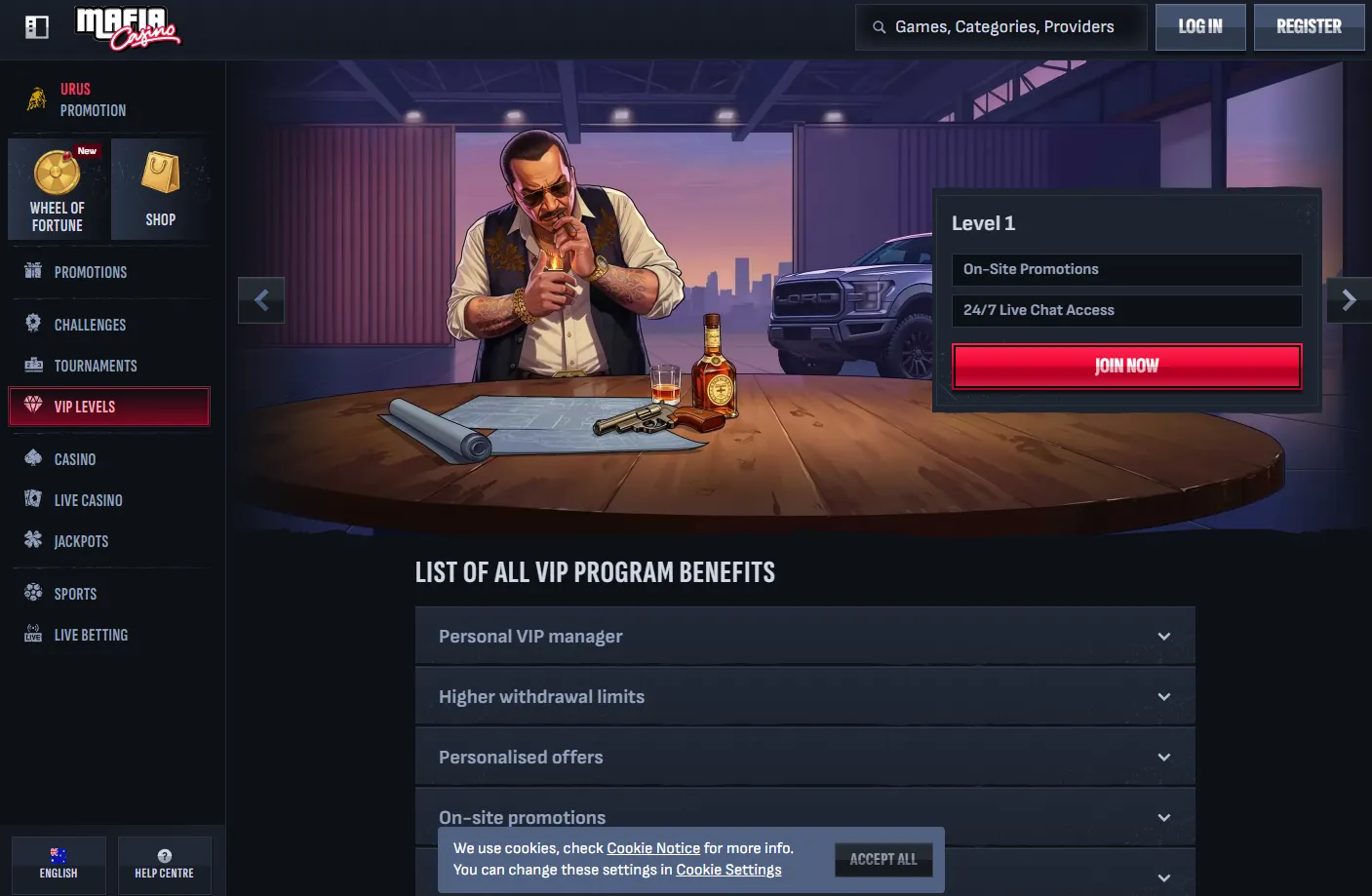 mafia casino vip 2