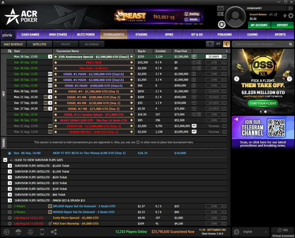 ACR Tournaments
