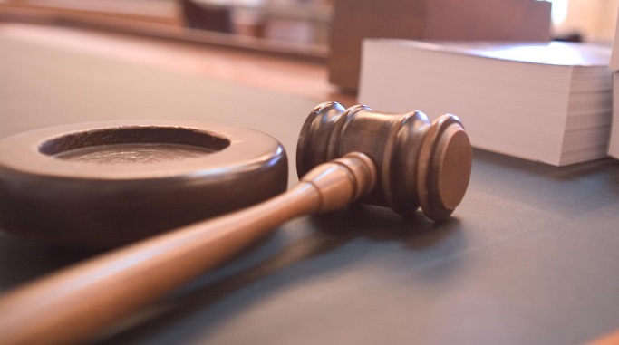 Wooden legal gavel