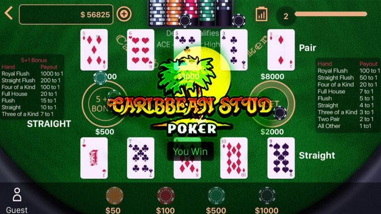 Caribbean Stud Poker Table Logo