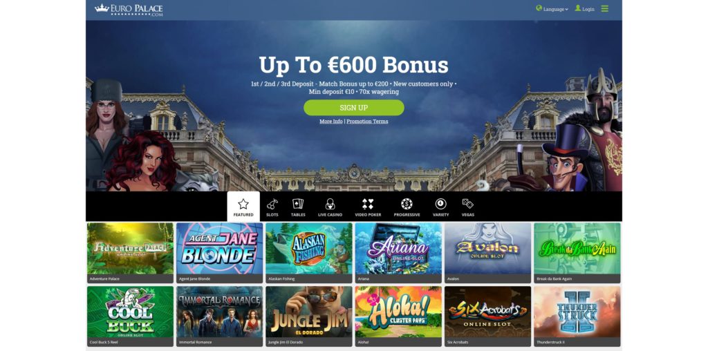 Euro Palace Screenshot