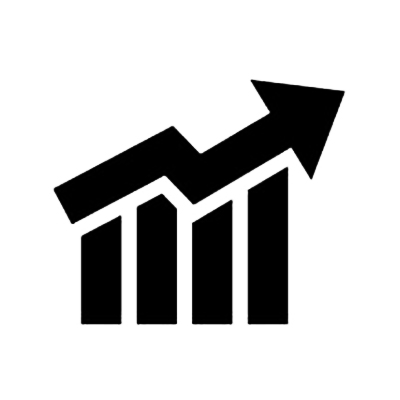stock graph vector