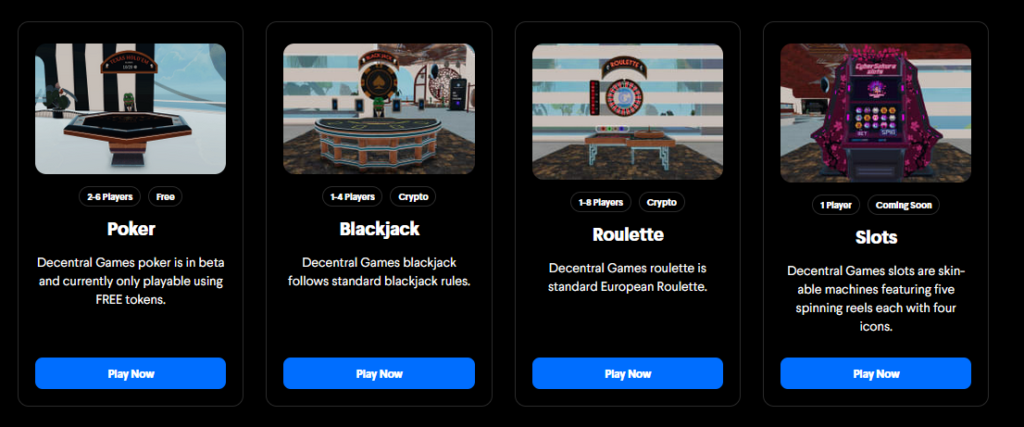 Decentral Games Metaverse