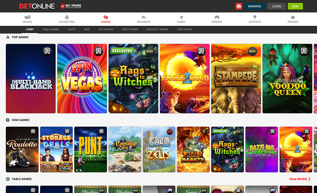 BetOnline Screenshot