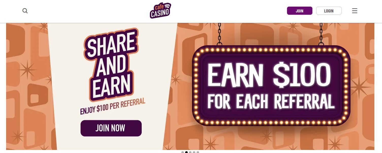 cafe casino screenshot