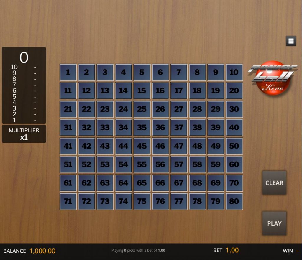 powerball keno