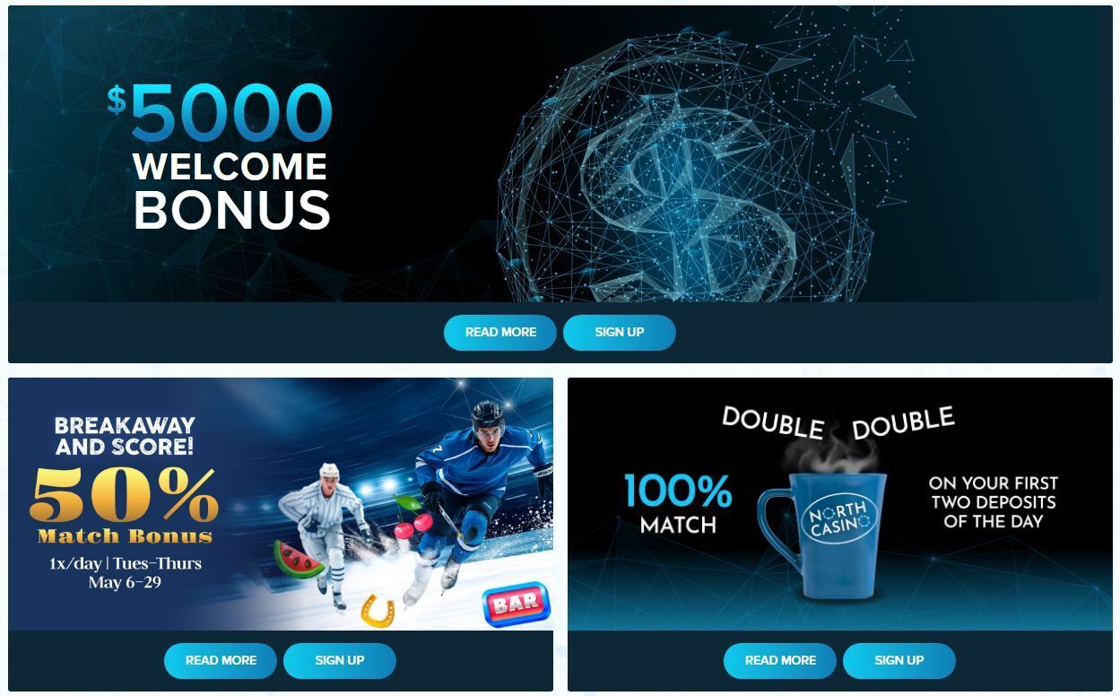 north casino welcome bonus