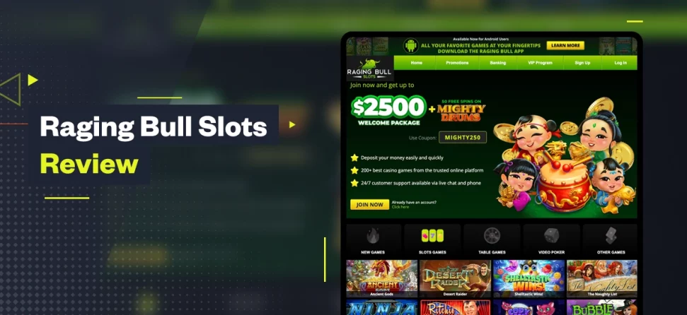 Raging Bull Slots feature image