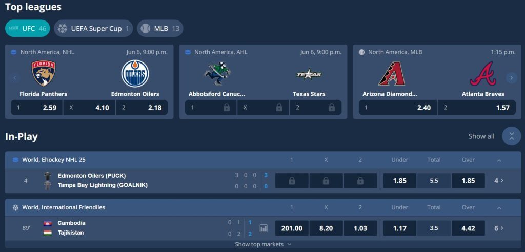platincasino sportsbook