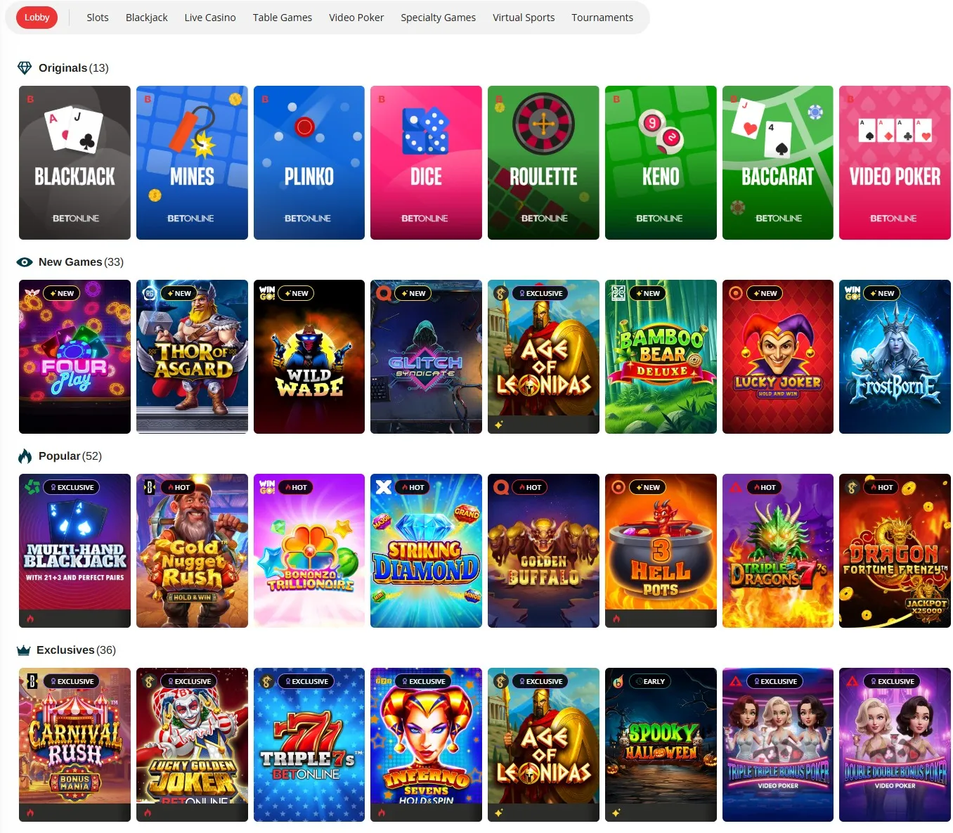Betonline casino image