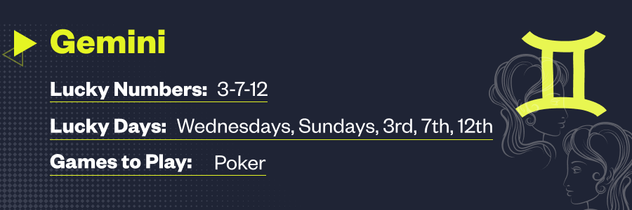 Gemini Lucky Days to Gamble