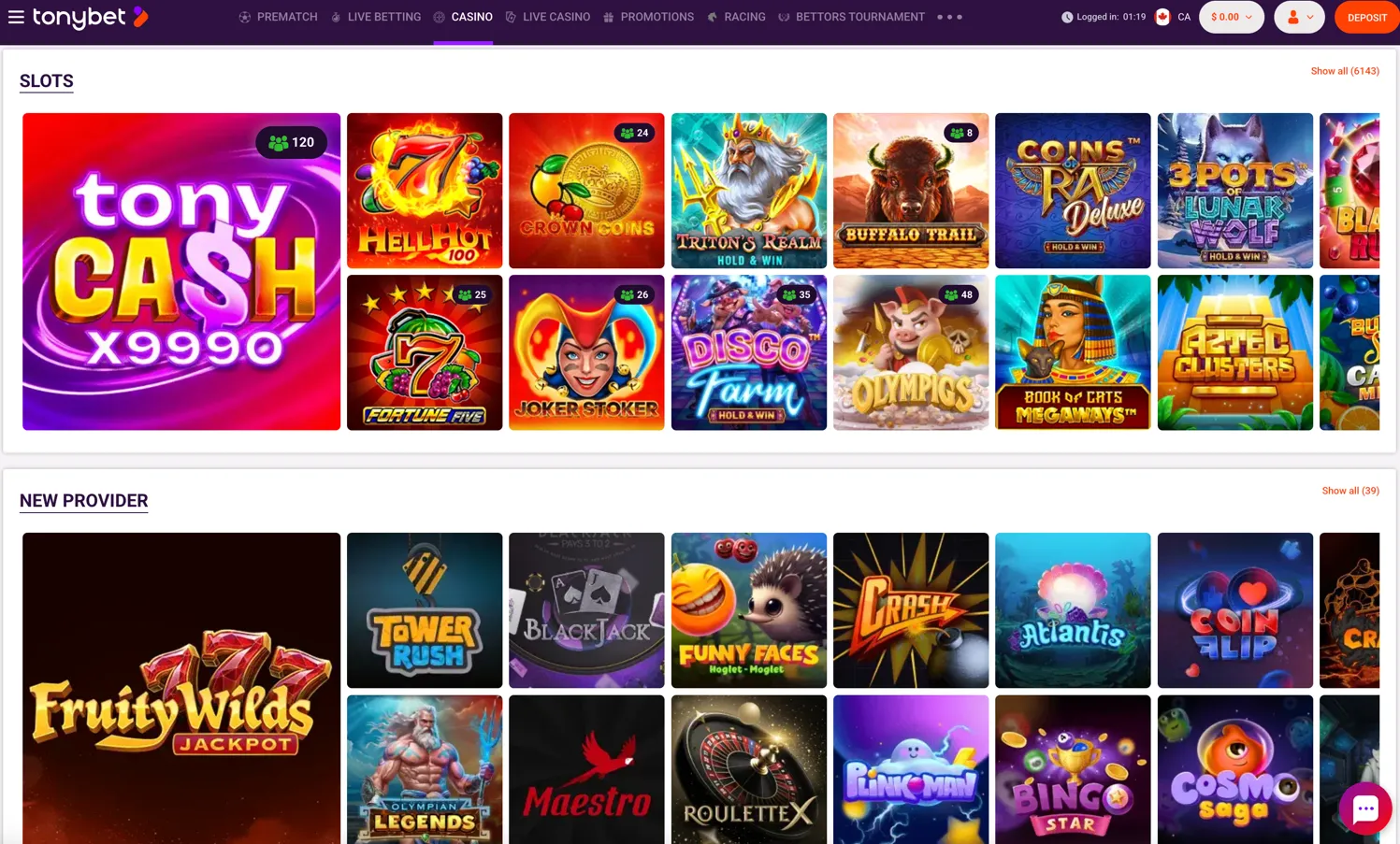slots tonybet 4