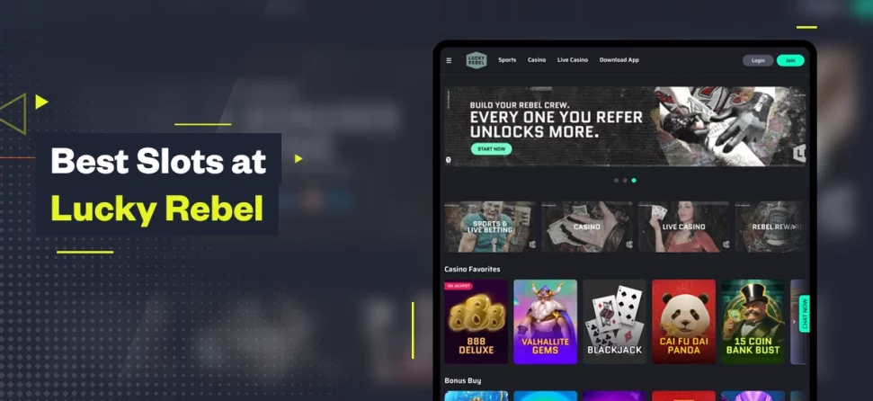 best lucky rebel slots games