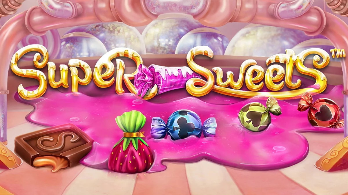Super Sweets by Betsoft slot logo