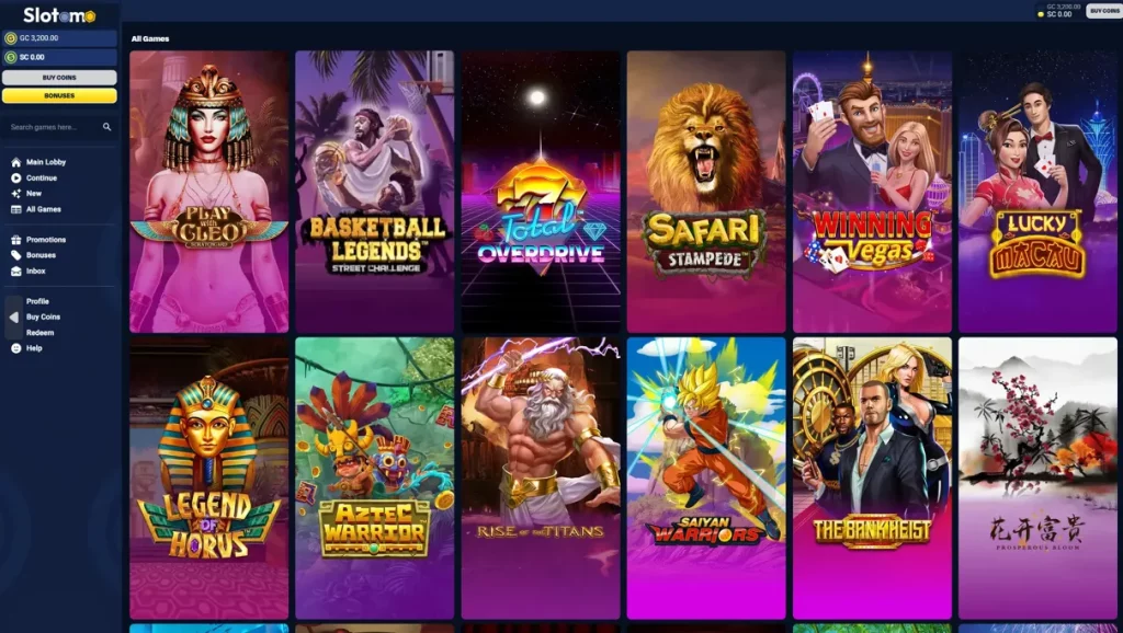 slotomo slot games