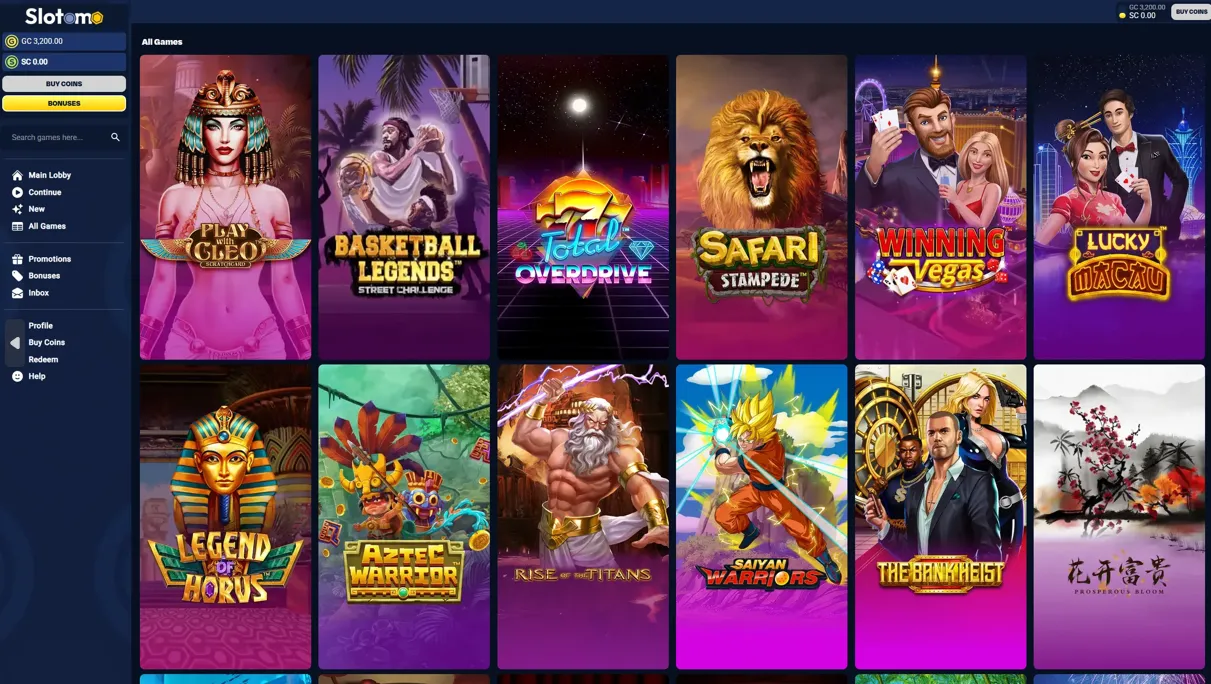 slotomo slot games