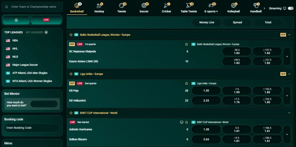 cashed casino live betting