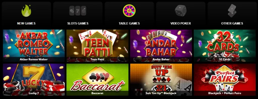 raging bull casino table games