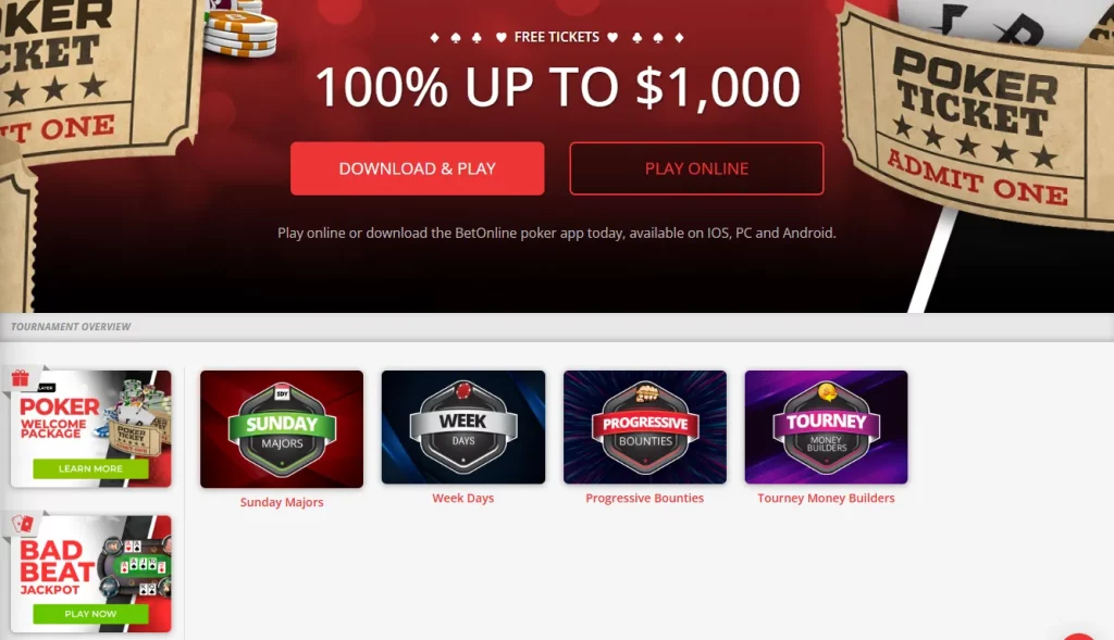 betonline poker