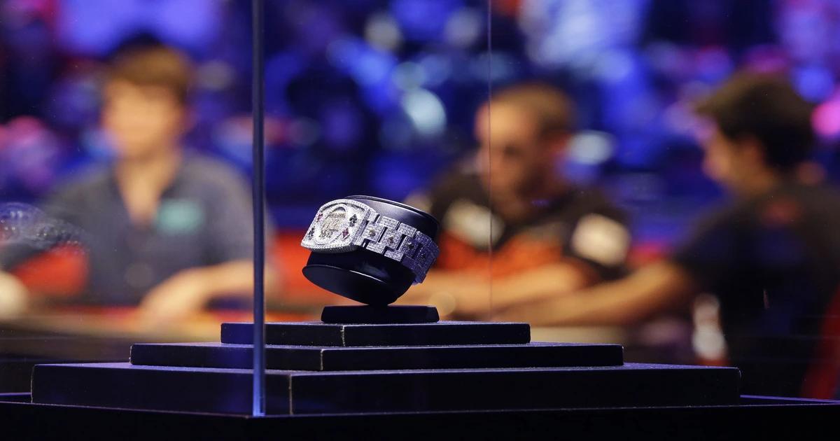 WSOP bracelet in case