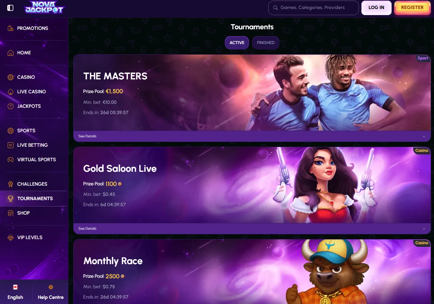 nova jackpot tournaments 6