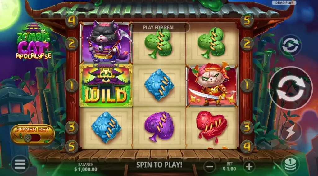 zombie cat apocalypse slot image
